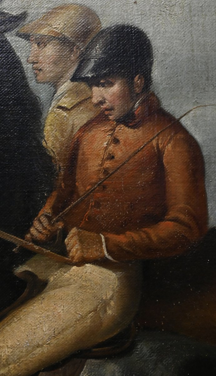 Corsa Di Cavalli - Scuola Italiana - Italia XIX Secolo-photo-1